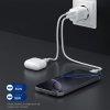 Ładowarka Sieciowa Spigen 35W 2-Porty USB-C + ASB-A Biała